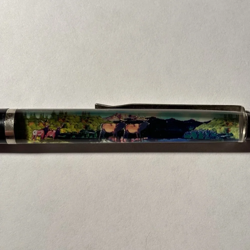 Mount Rainer National Park Floaty Pen Centennial 1899 - 1999 Elk Move Souvenir